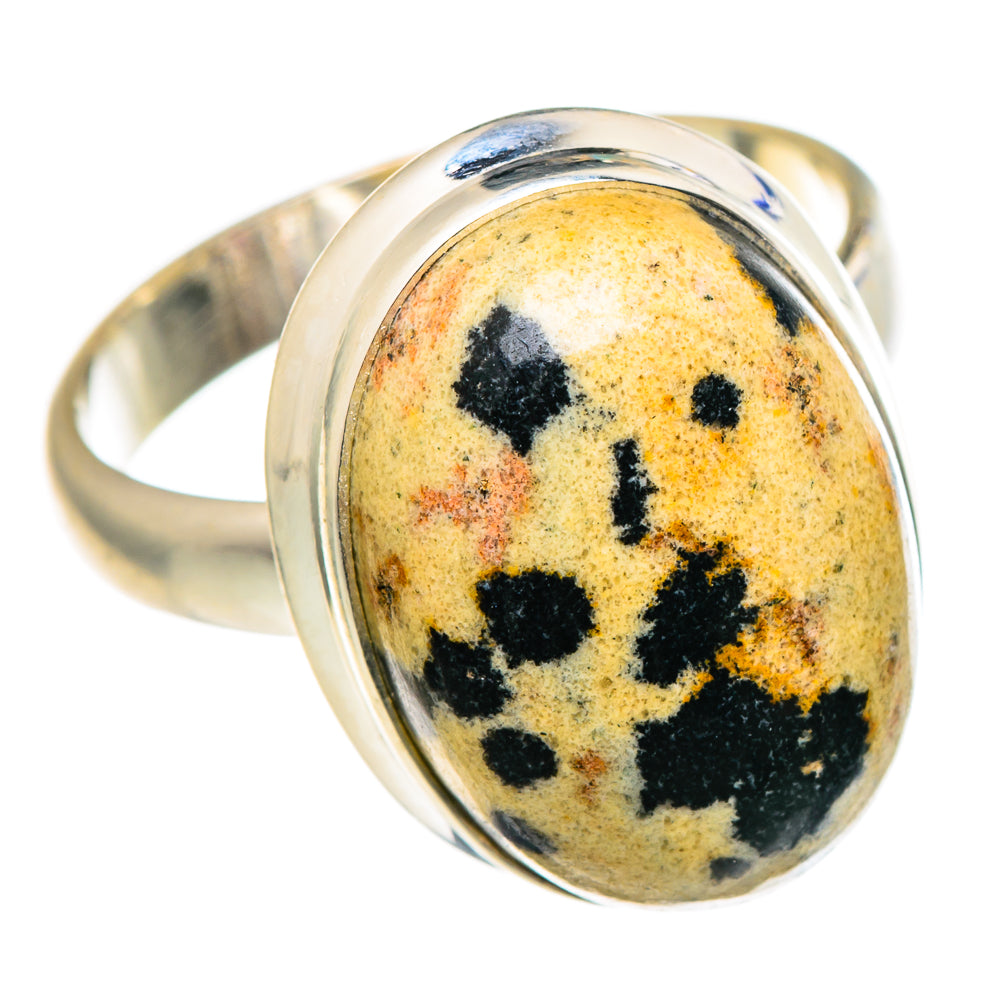 Dalmatian Jasper Rings handcrafted by Anasilvercos - RING96760 - Photo 2