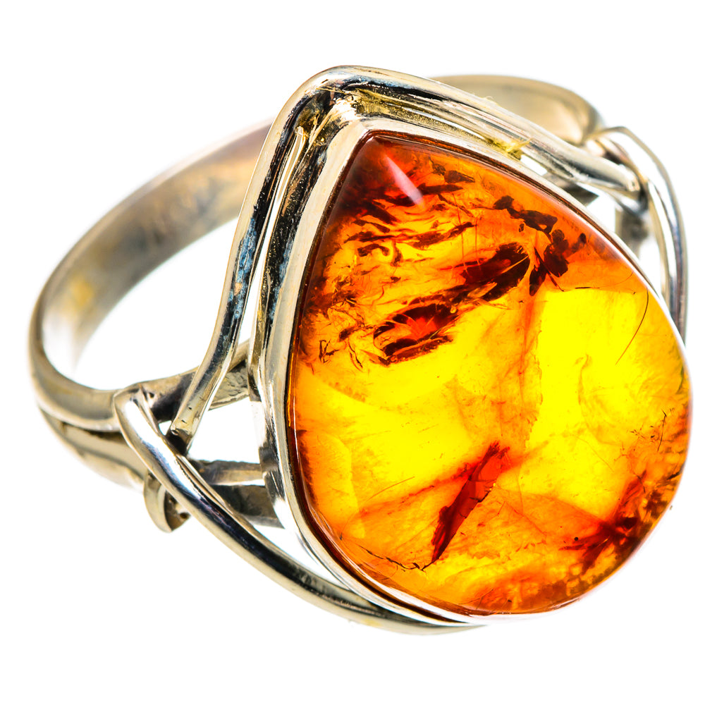 Baltic Amber Rings handcrafted by Anasilvercos - RING96763
