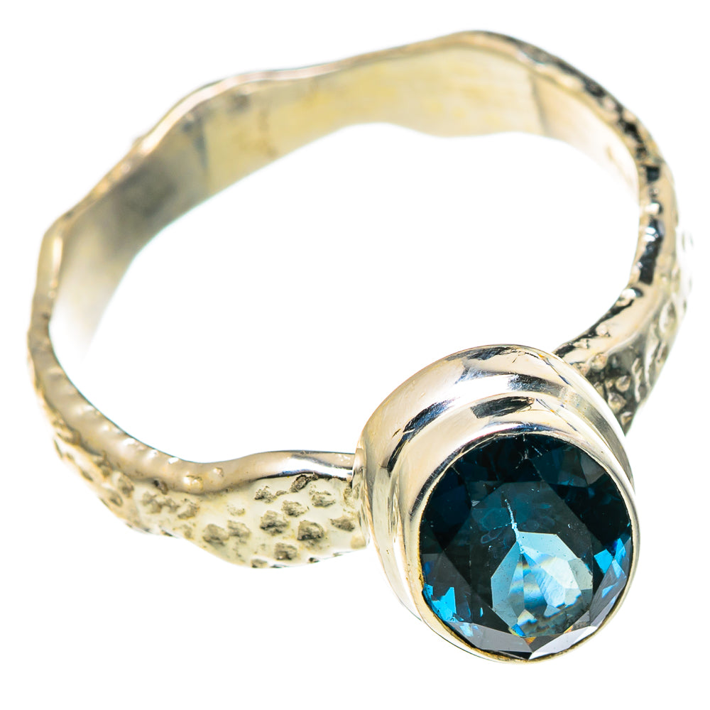 Blue Spinel Rings handcrafted by Anasilvercos - RING96783