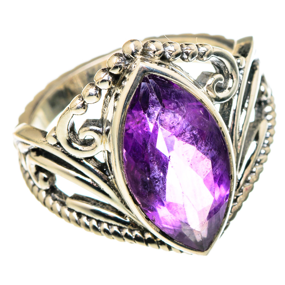 Amethyst Rings handcrafted by Anasilvercos - RING96801