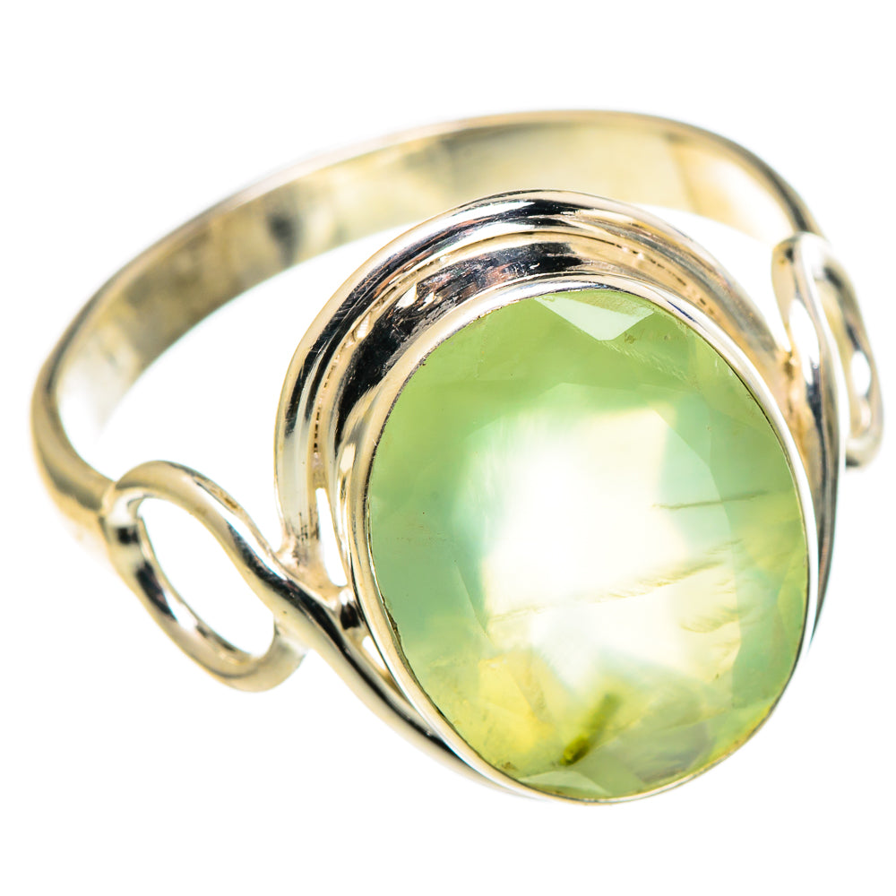 Prehnite Rings handcrafted by Anasilvercos - RING96814