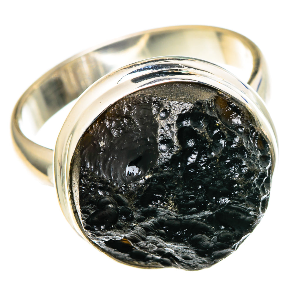 Tektite Rings handcrafted by Anasilvercos - RING96833 - Photo 2