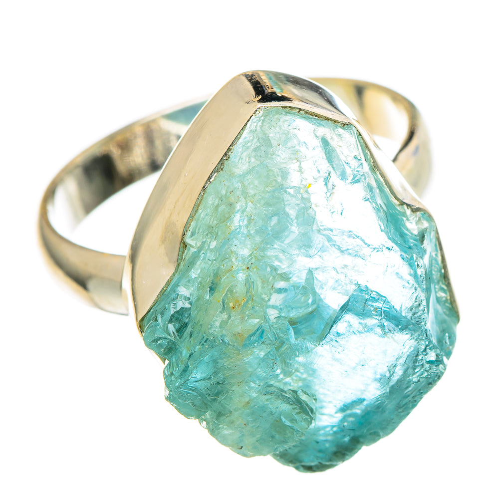 Aquamarine Rings handcrafted by Anasilvercos - RING96836