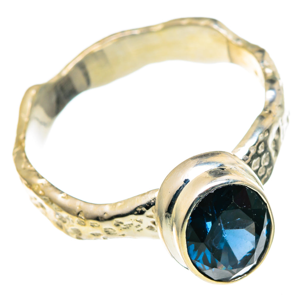 Blue Spinel Rings handcrafted by Anasilvercos - RING96839