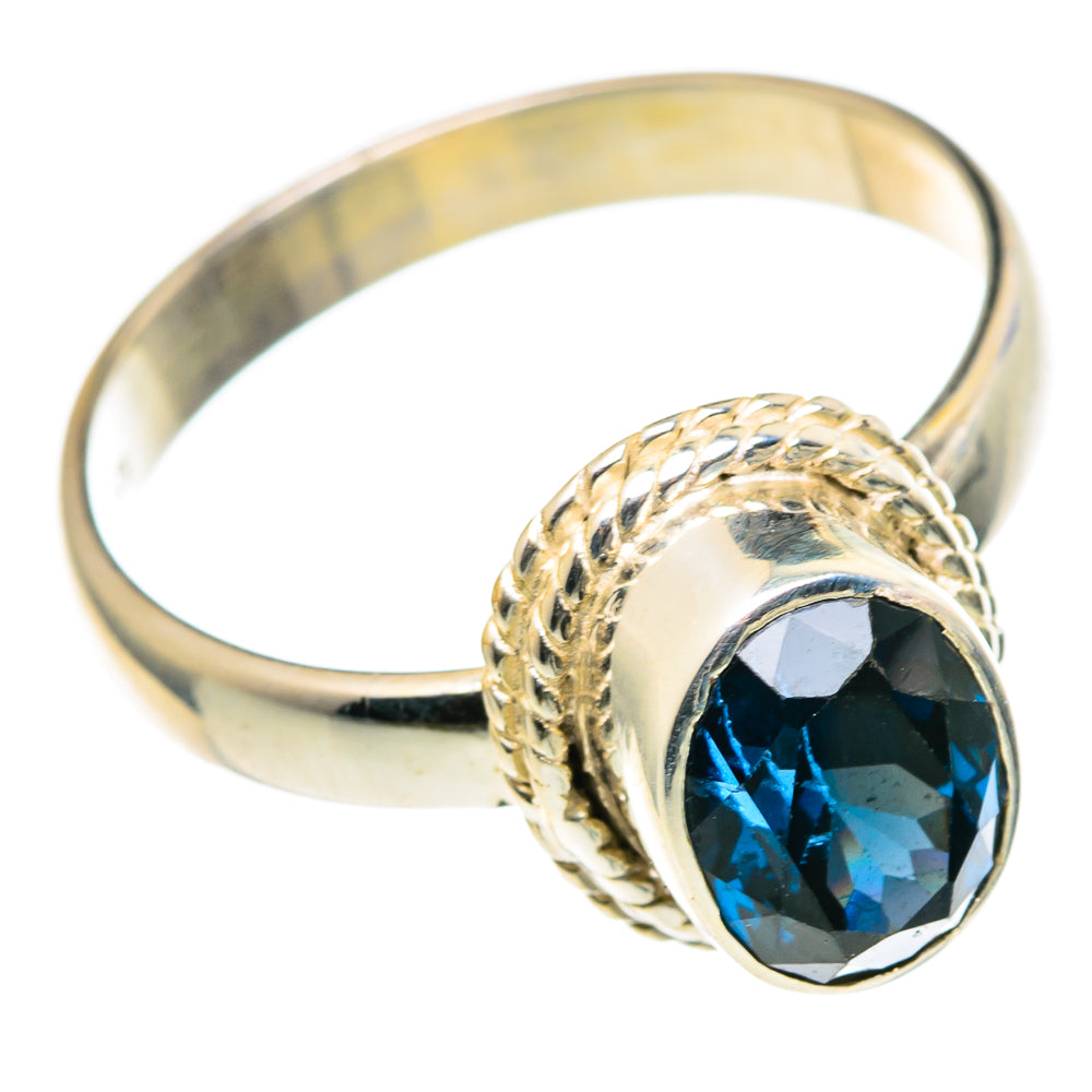 Blue Spinel Rings handcrafted by Anasilvercos - RING96840