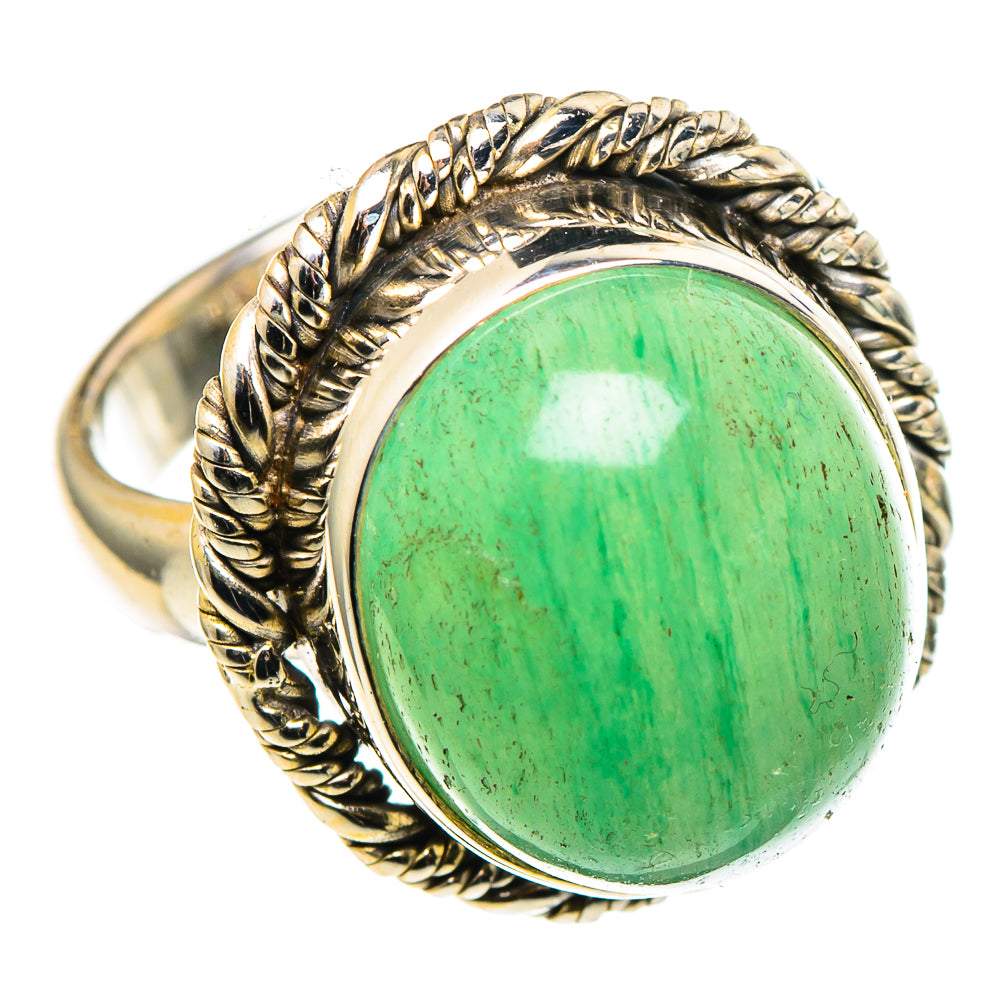 Green Aventurine Rings handcrafted by Anasilvercos - RING96842