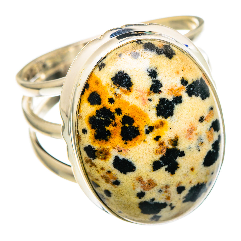 Dalmatian Jasper Rings handcrafted by Anasilvercos - RING96844 - Photo 2