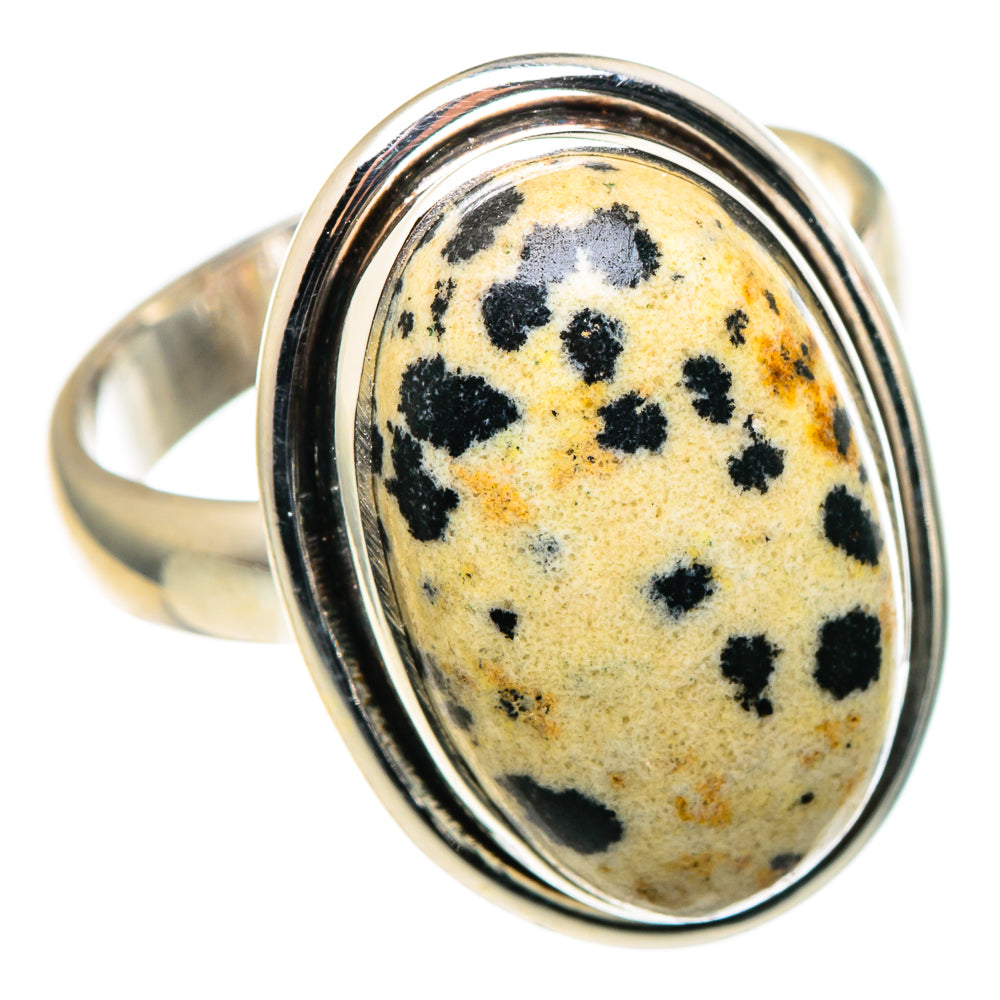 Dalmatian Jasper Rings handcrafted by Anasilvercos - RING96845 - Photo 2