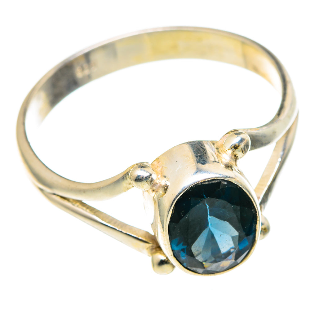 Blue Spinel Rings handcrafted by Anasilvercos - RING96861