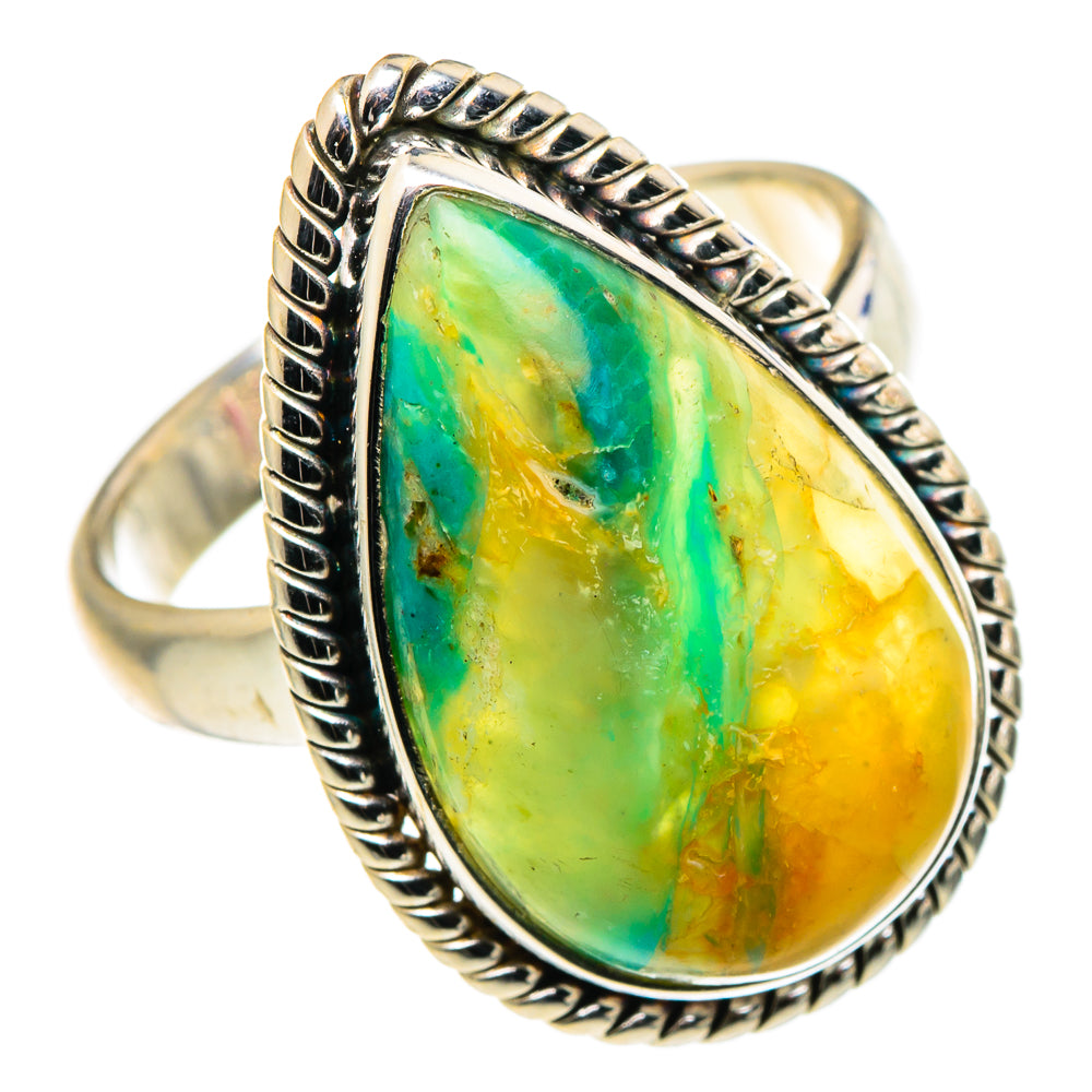 Peruvian Opal Rings handcrafted by Anasilvercos - RING96865