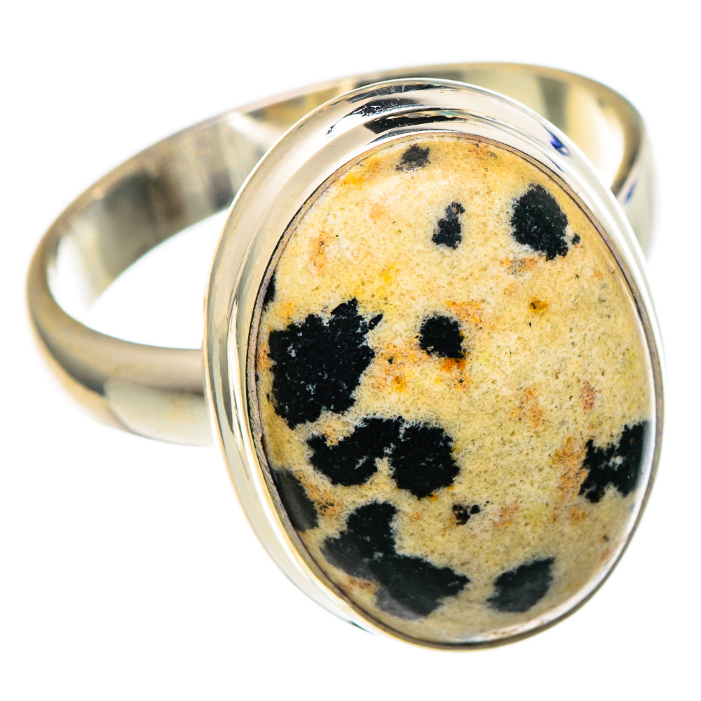 Dalmatian Jasper Rings handcrafted by Anasilvercos - RING96870 - Photo 2