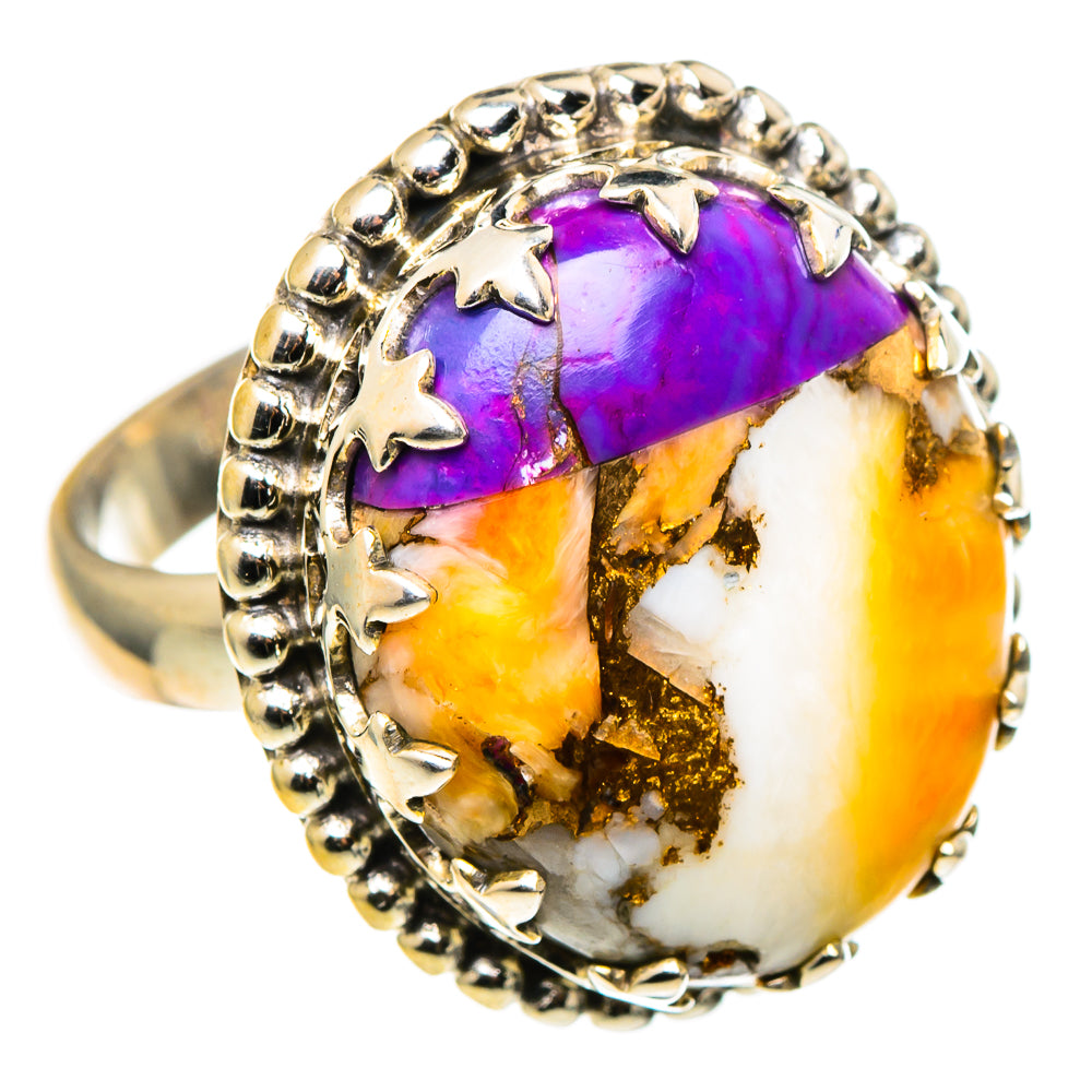 Spiny Oyster Turquoise Rings handcrafted by Anasilvercos - RING96882