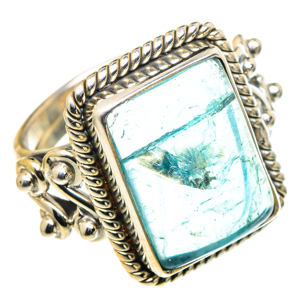 Aquamarine Rings handcrafted by Anasilvercos - RING96884