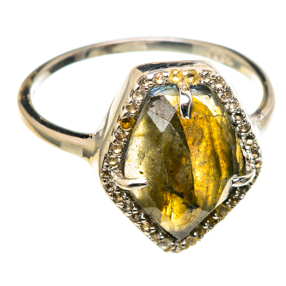 Labradorite Rings handcrafted by Anasilvercos - RING96888