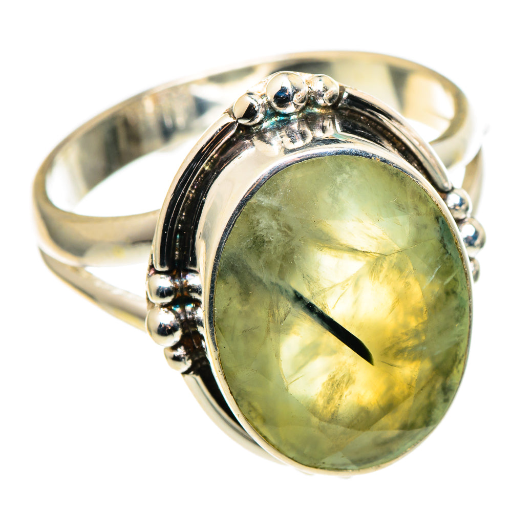 Prehnite Rings handcrafted by Anasilvercos - RING96890