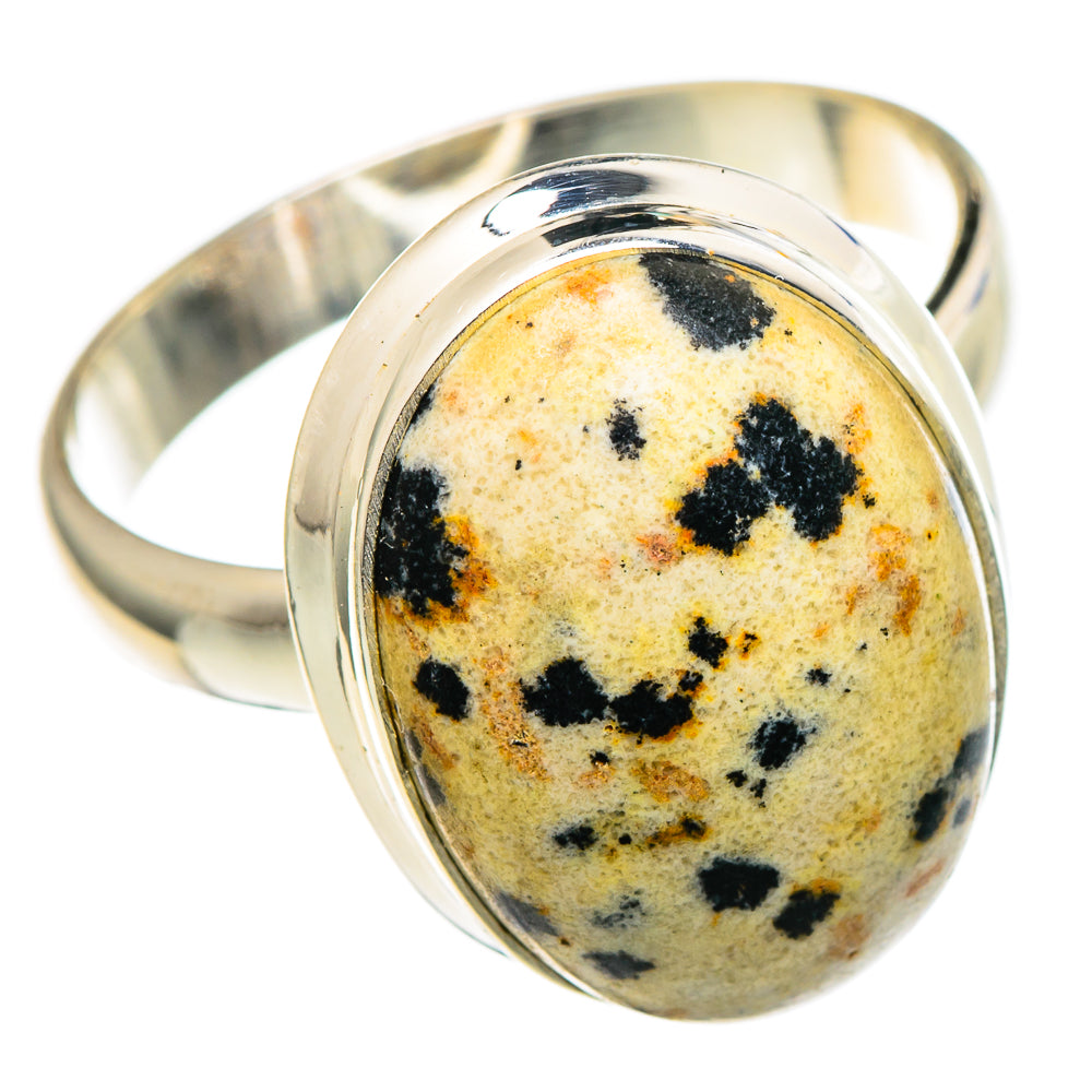 Dalmatian Jasper Rings handcrafted by Anasilvercos - RING96891 - Photo 2