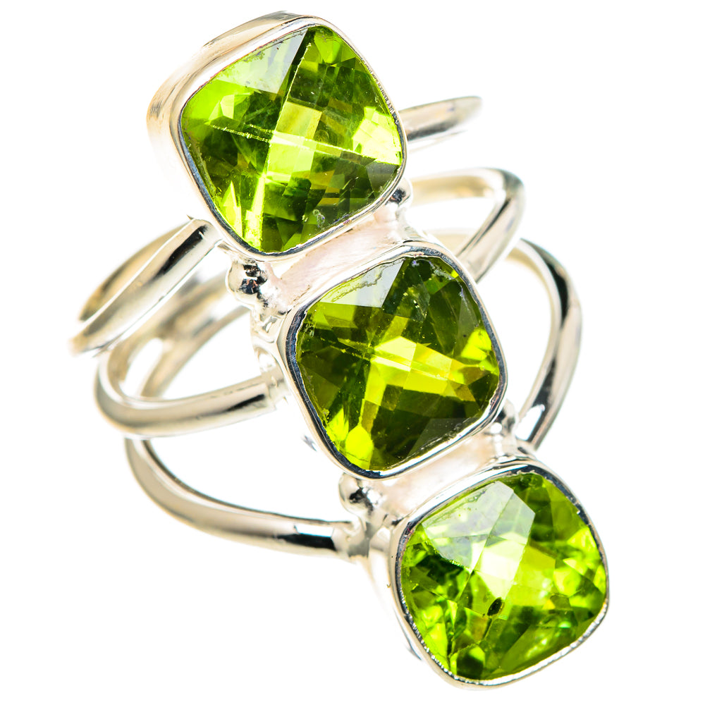 Peridot Rings handcrafted by Anasilvercos - RING96928