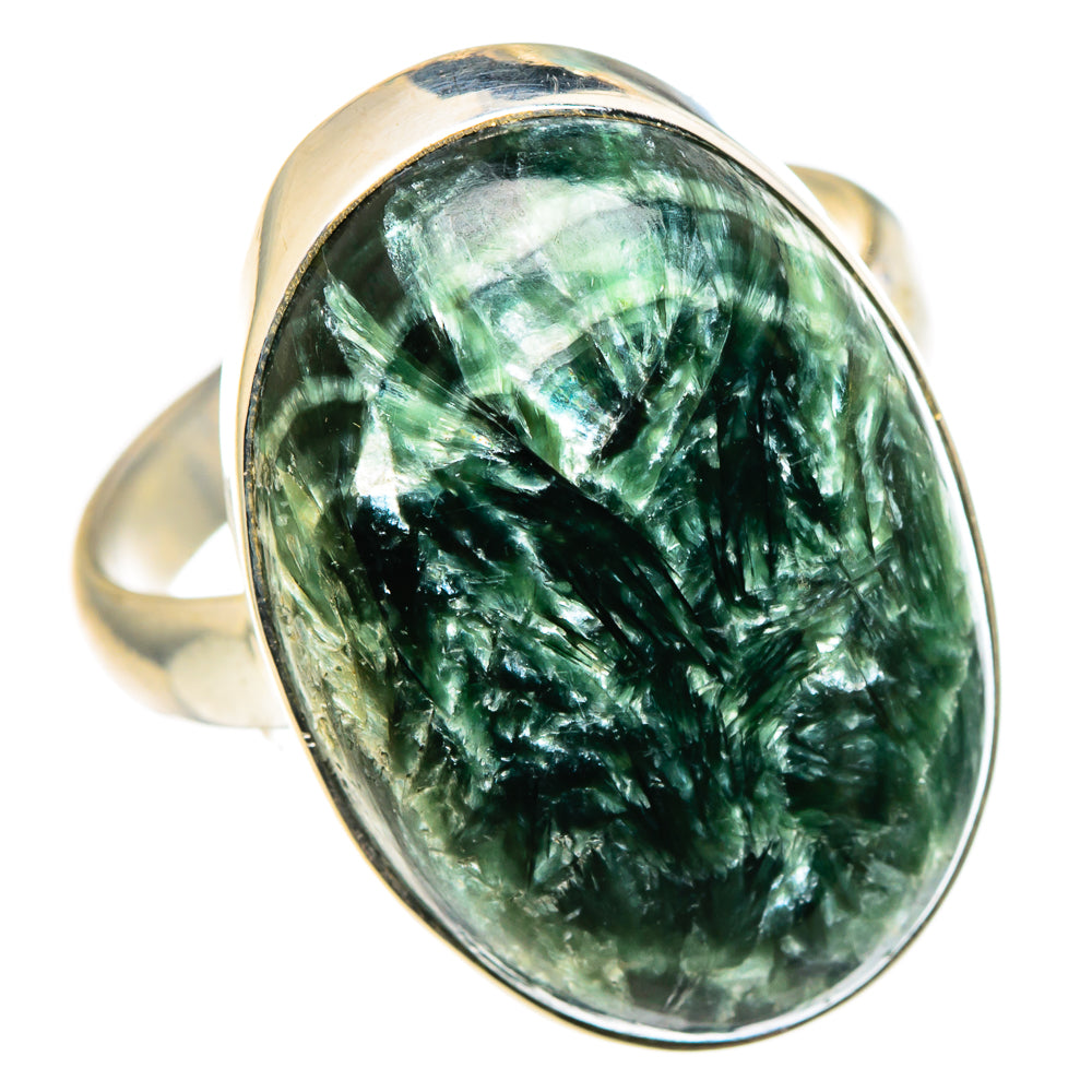 Seraphinite Rings handcrafted by Anasilvercos - RING96929 - Photo 2