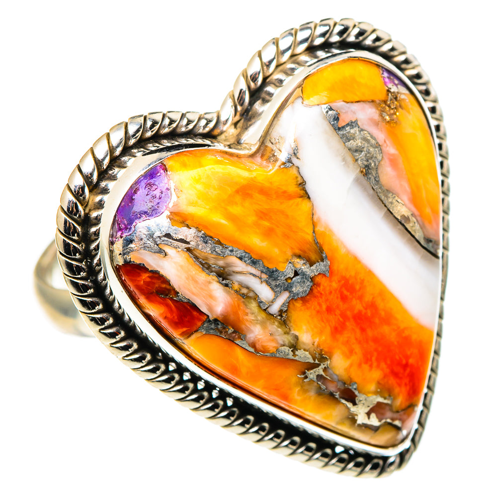Spiny Oyster Turquoise Rings handcrafted by Anasilvercos - RING96944