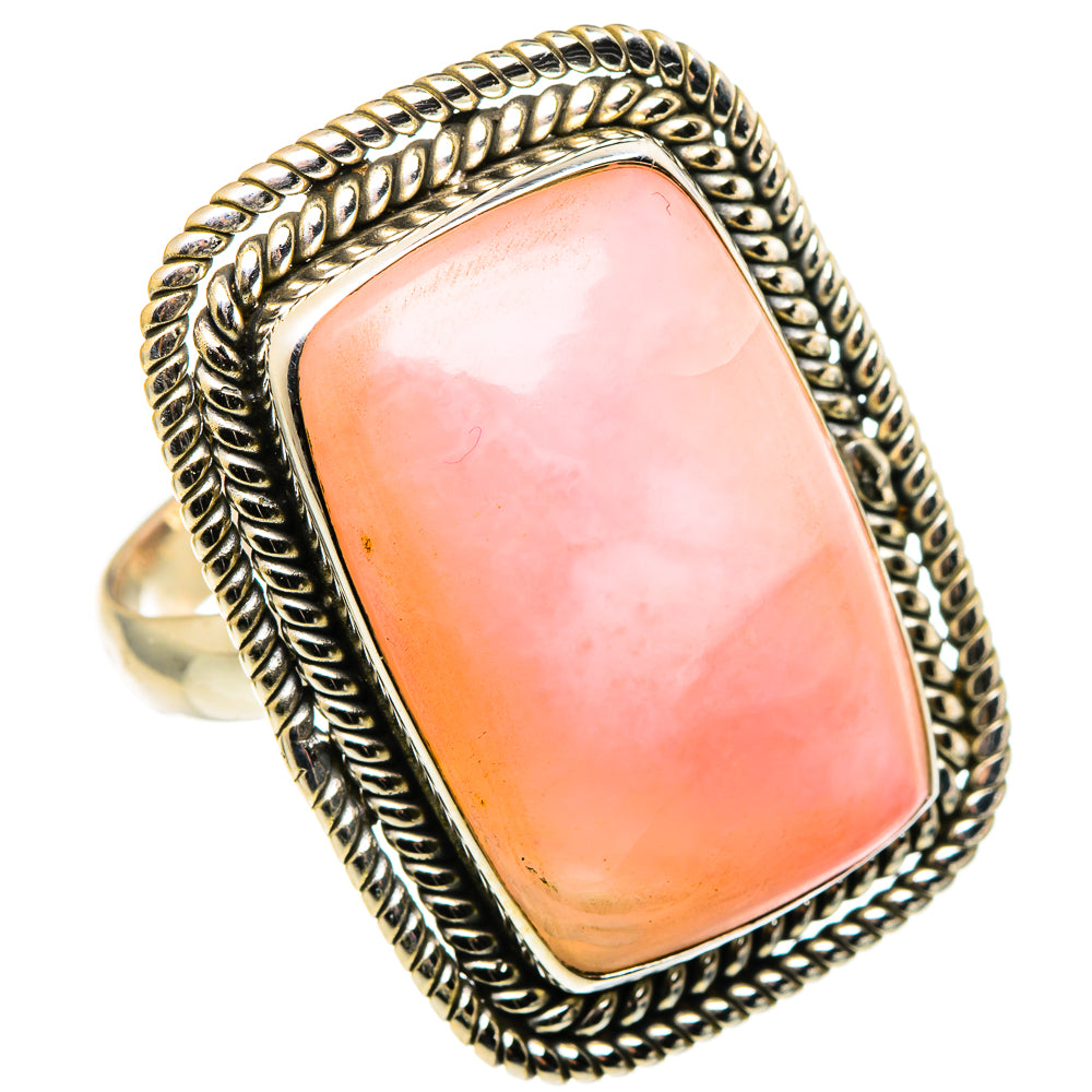 Pink Opal Rings handcrafted by Anasilvercos - RING96946