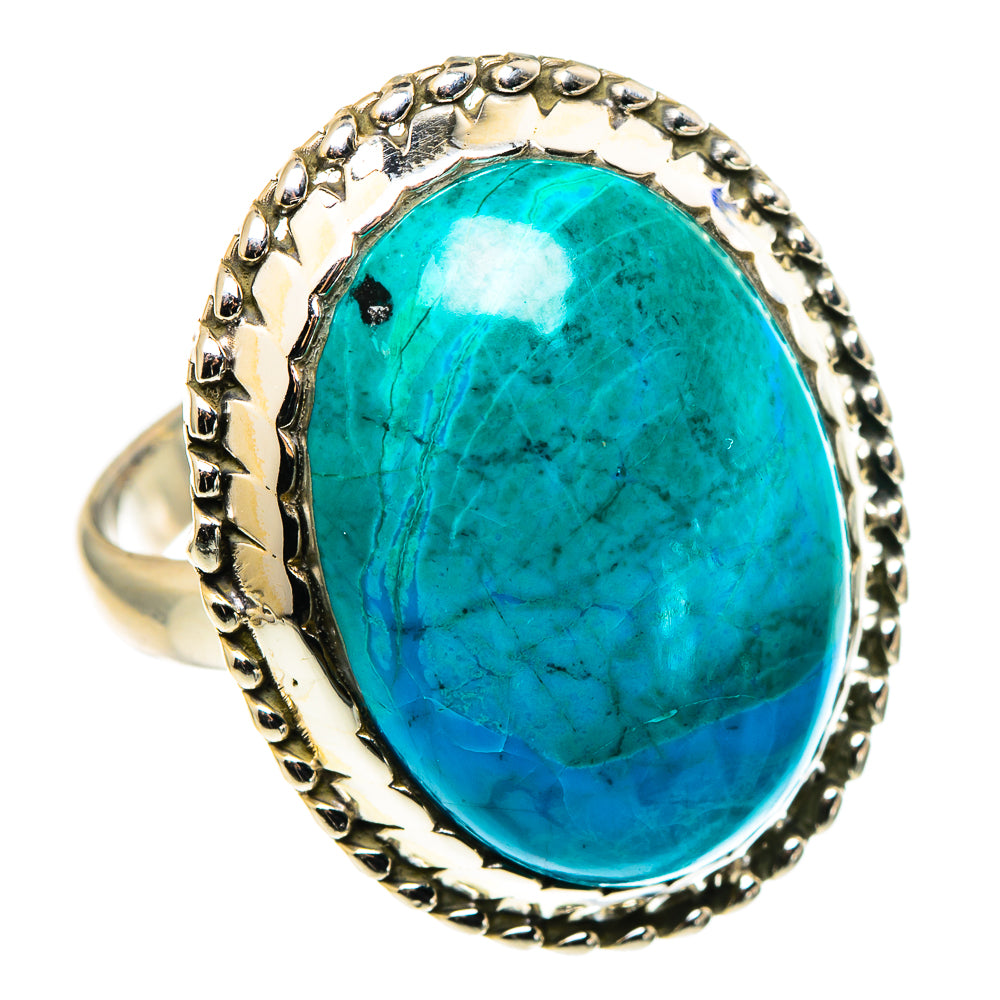 Chrysocolla Rings handcrafted by Anasilvercos - RING96965