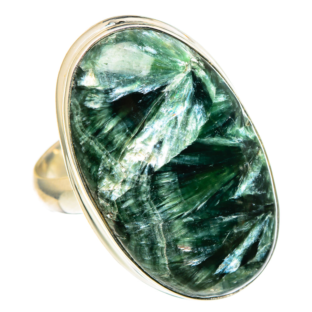 Seraphinite Rings handcrafted by Anasilvercos - RING96971