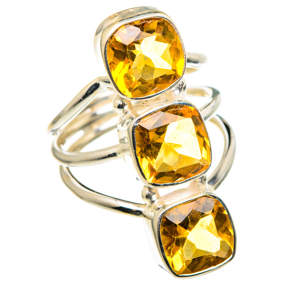Citrine Rings handcrafted by Anasilvercos - RING96980