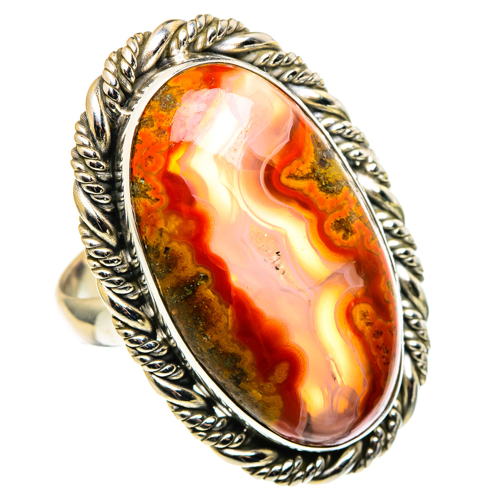 Moroccan Agate Rings handcrafted by Anasilvercos - RING97005
