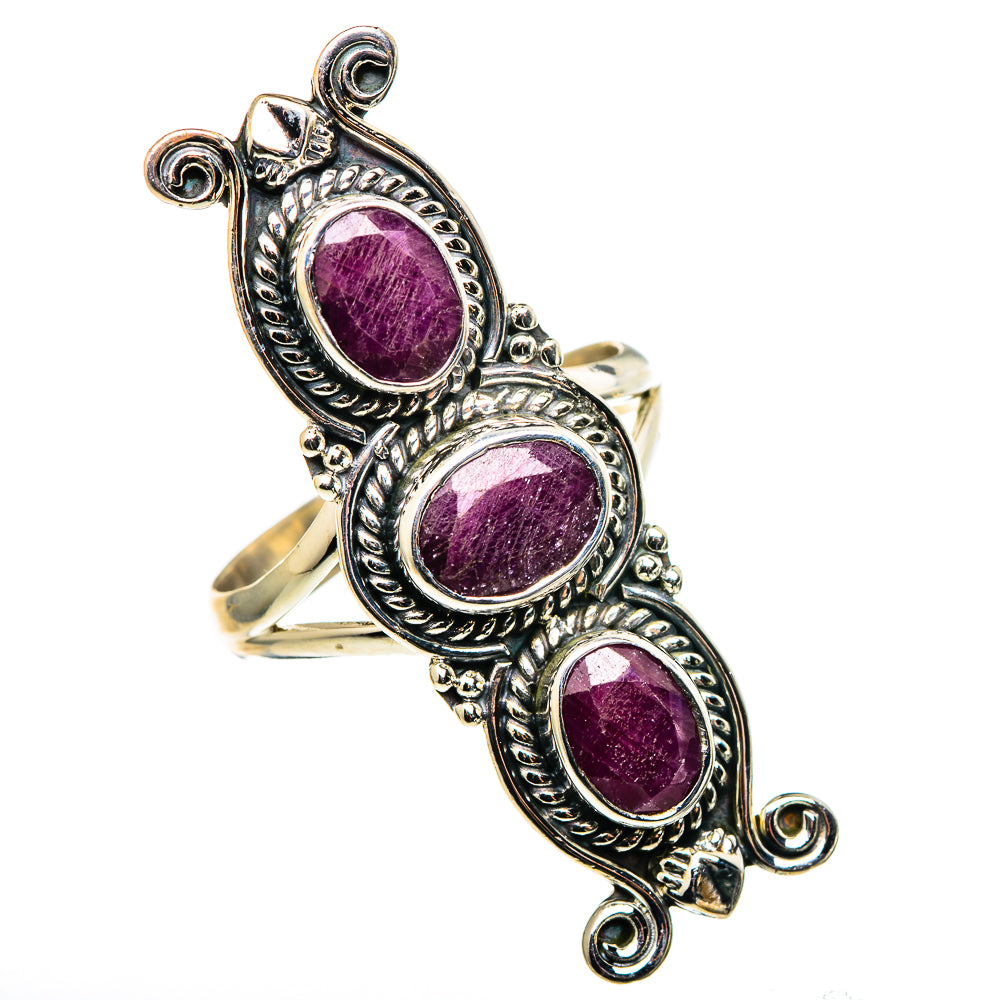 Ruby Rings handcrafted by Anasilvercos - RING97011
