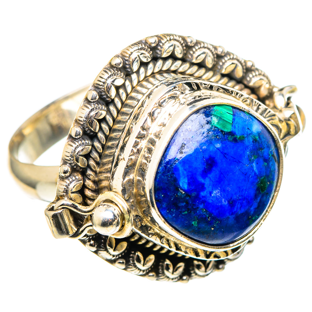 Azurite Rings handcrafted by Anasilvercos - RING97020