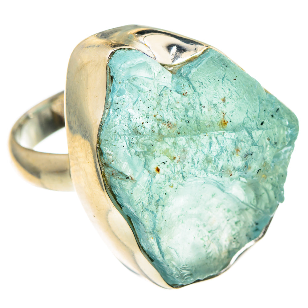 Aquamarine Rings handcrafted by Anasilvercos - RING97023 - Photo 2