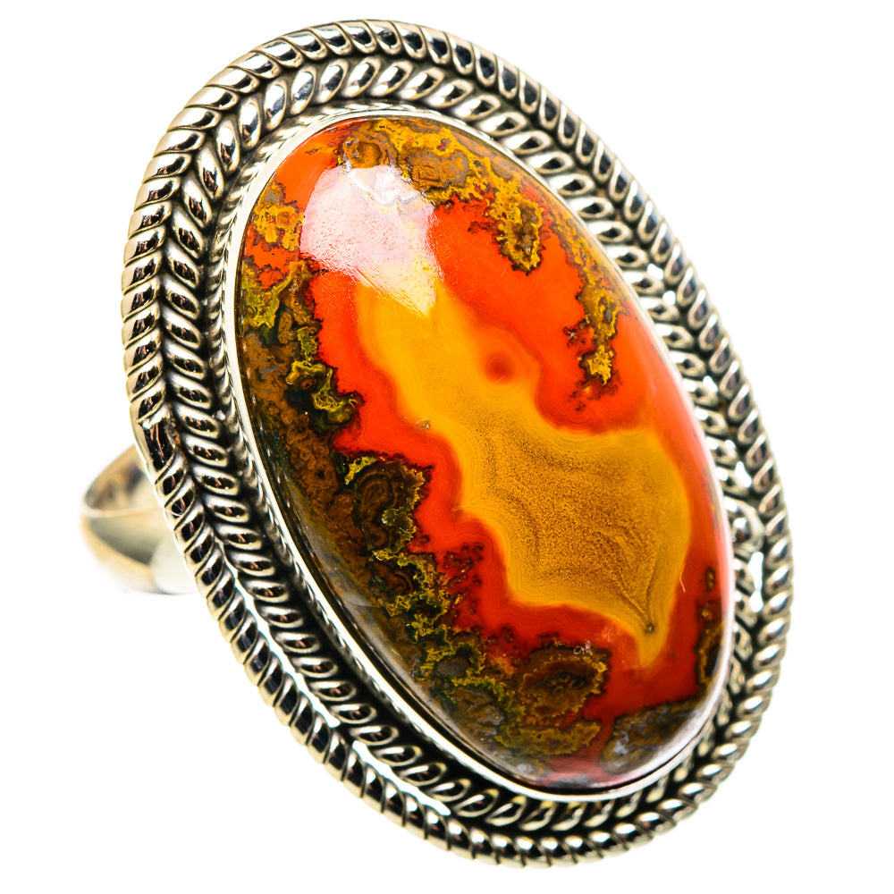 Moroccan Agate Rings handcrafted by Anasilvercos - RING97028