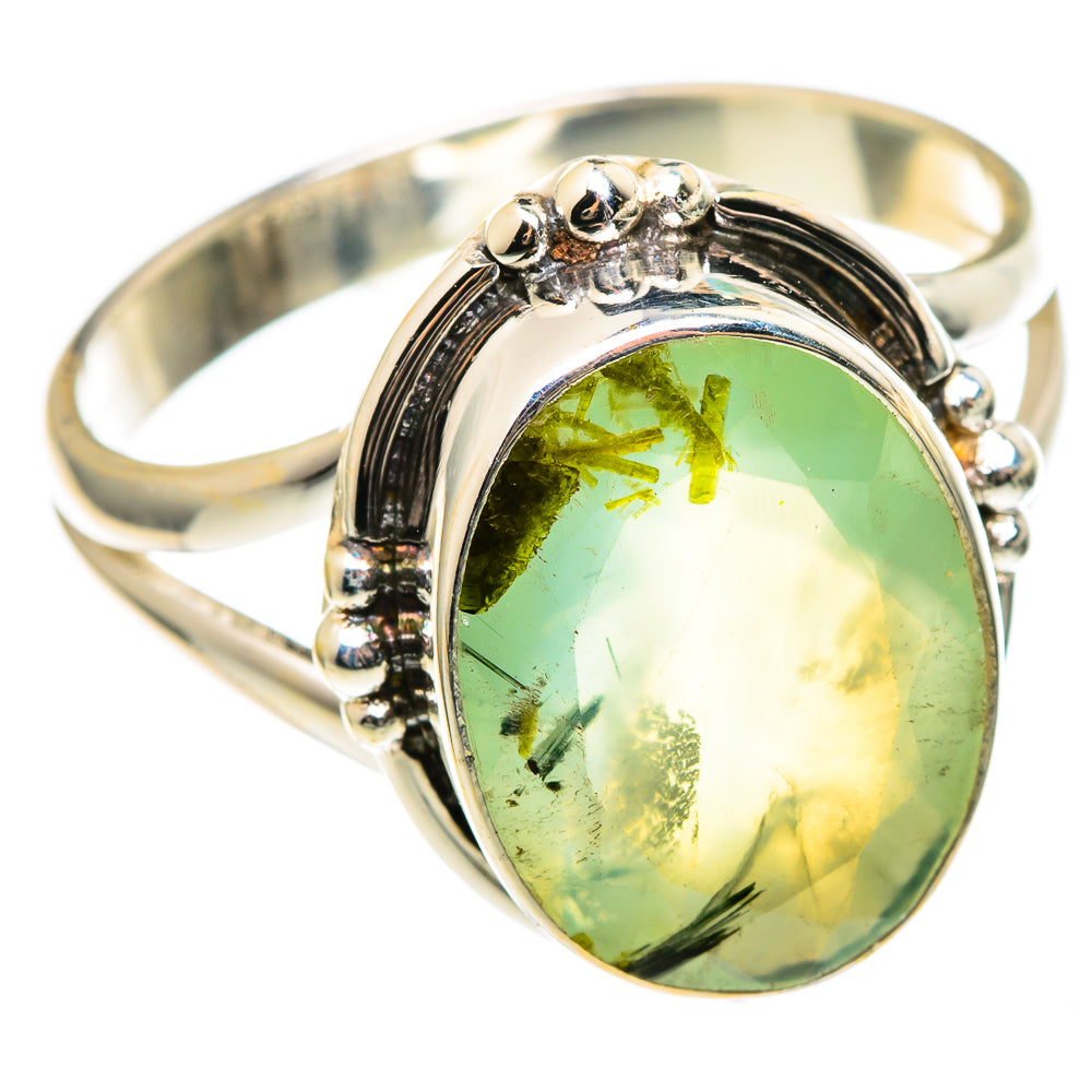 Prehnite Rings handcrafted by Anasilvercos - RING97161