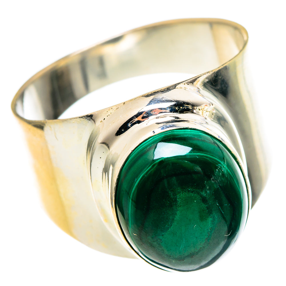 Malachite Rings handcrafted by Anasilvercos - RING97162