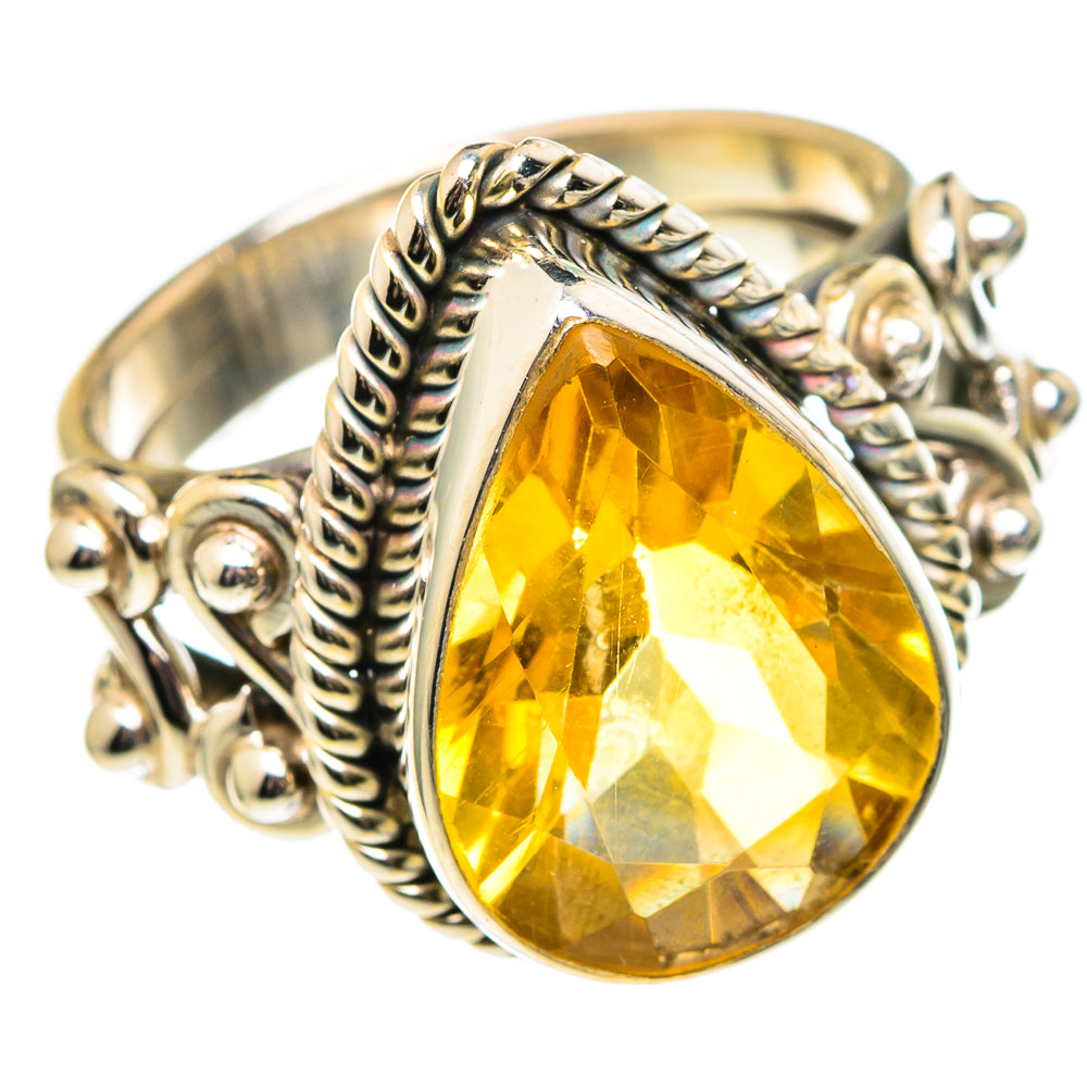 Citrine Rings handcrafted by Anasilvercos - RING97165