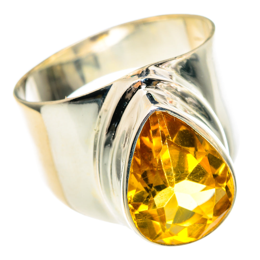 Citrine Rings handcrafted by Anasilvercos - RING97166