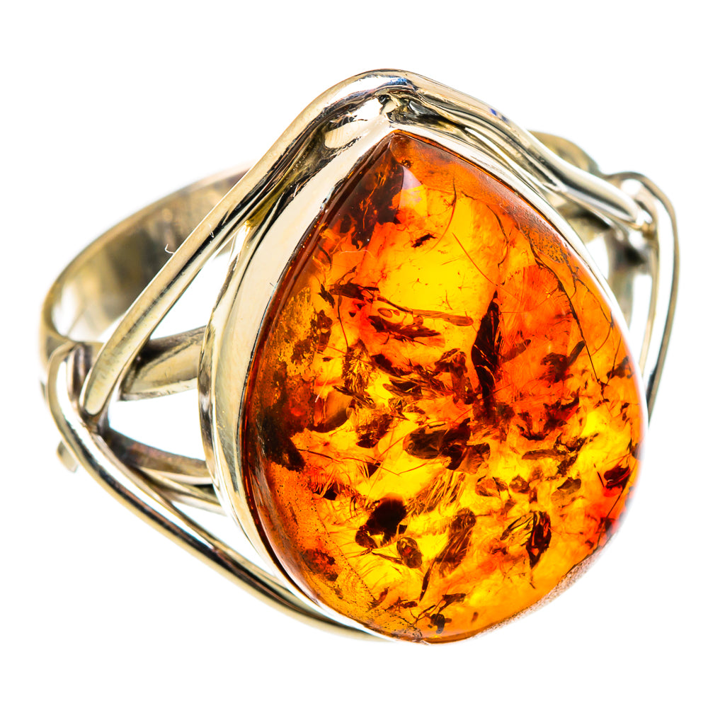 Baltic Amber Rings handcrafted by Anasilvercos - RING97168