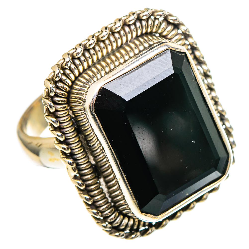 Black Onyx Rings handcrafted by Anasilvercos - RING97177
