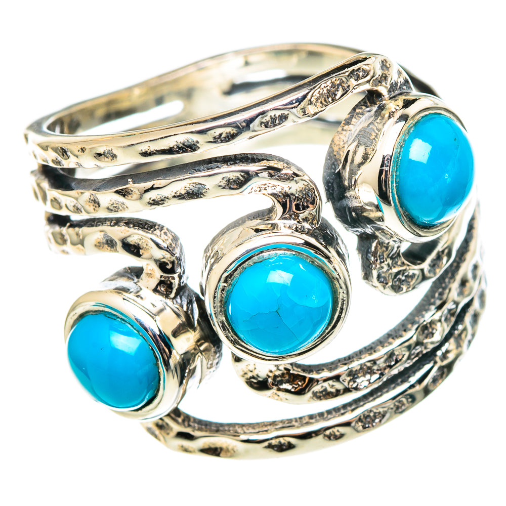 Larimar Rings handcrafted by Anasilvercos - RING97188