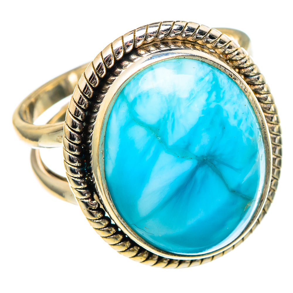Larimar Rings handcrafted by Anasilvercos - RING97189