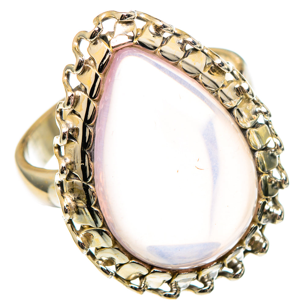 Rose Quartz Rings handcrafted by Anasilvercos - RING97200