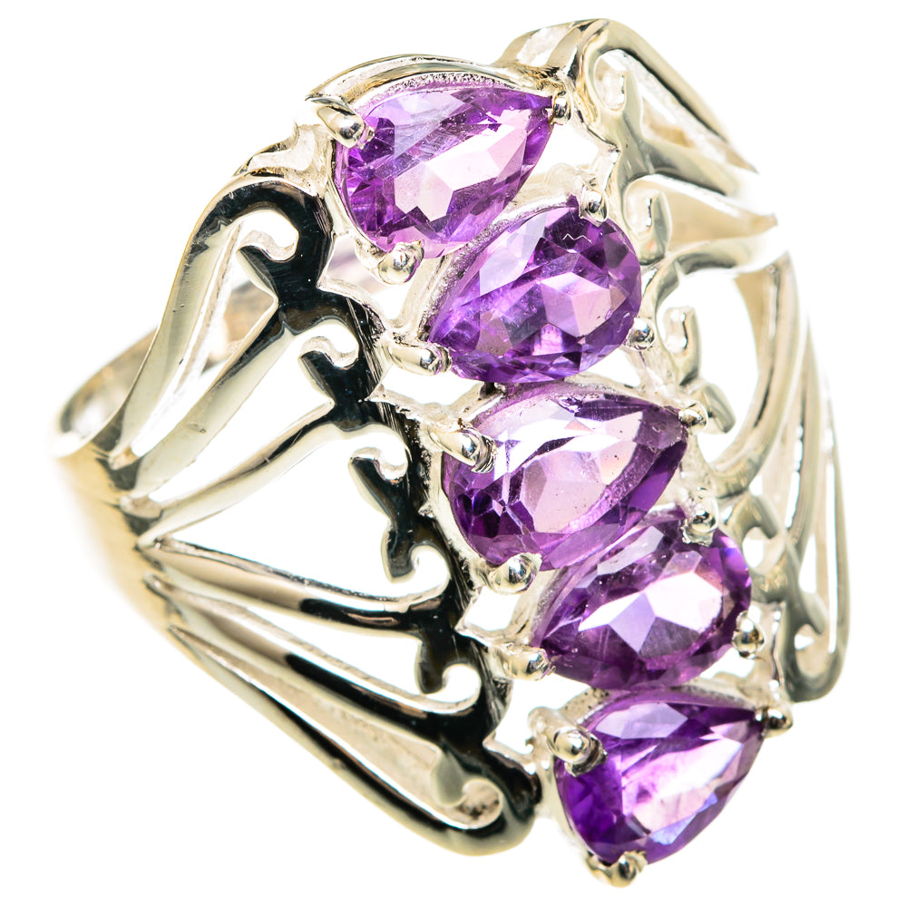 Amethyst Rings handcrafted by Anasilvercos - RING97204