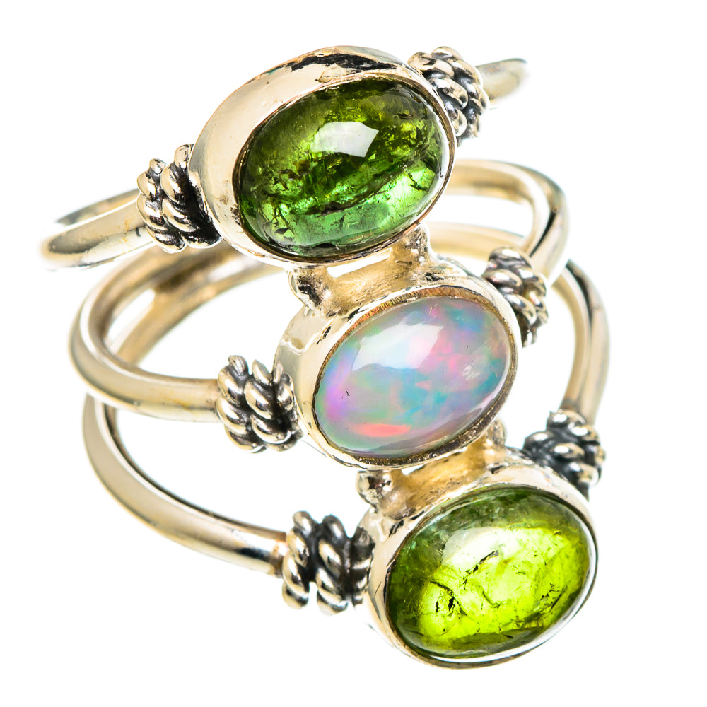 Ethiopian Opal Rings handcrafted by Anasilvercos - RING97214