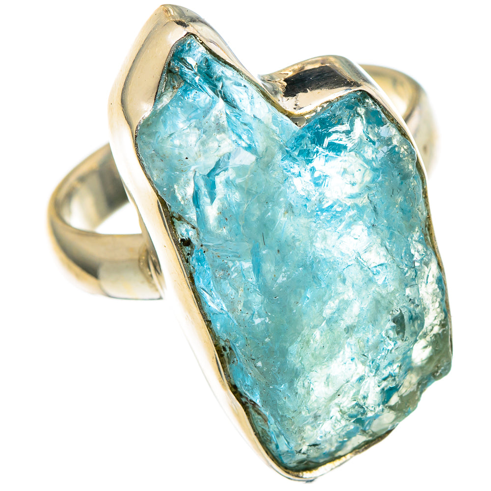Aquamarine Rings handcrafted by Anasilvercos - RING97219