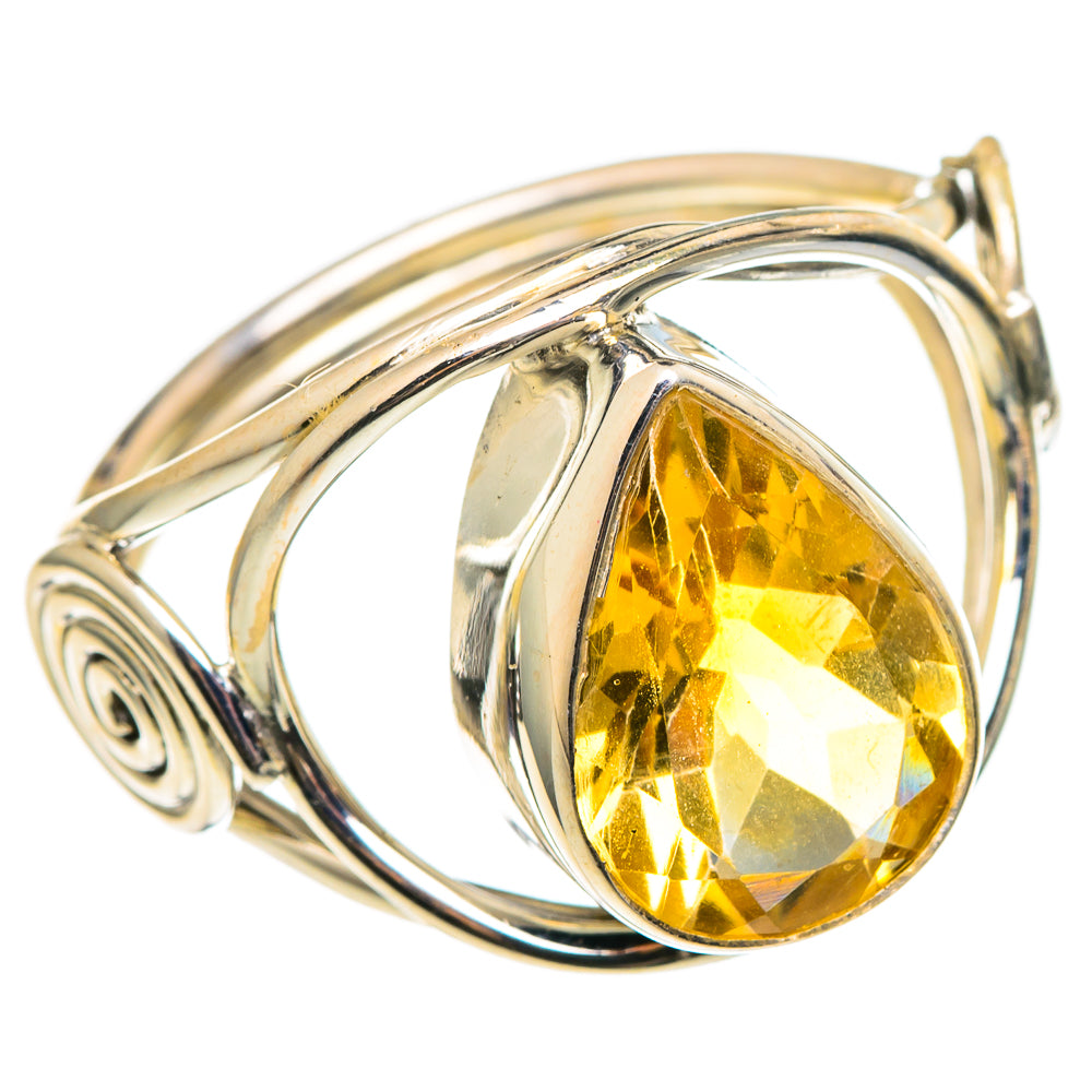 Citrine Rings handcrafted by Anasilvercos - RING97228