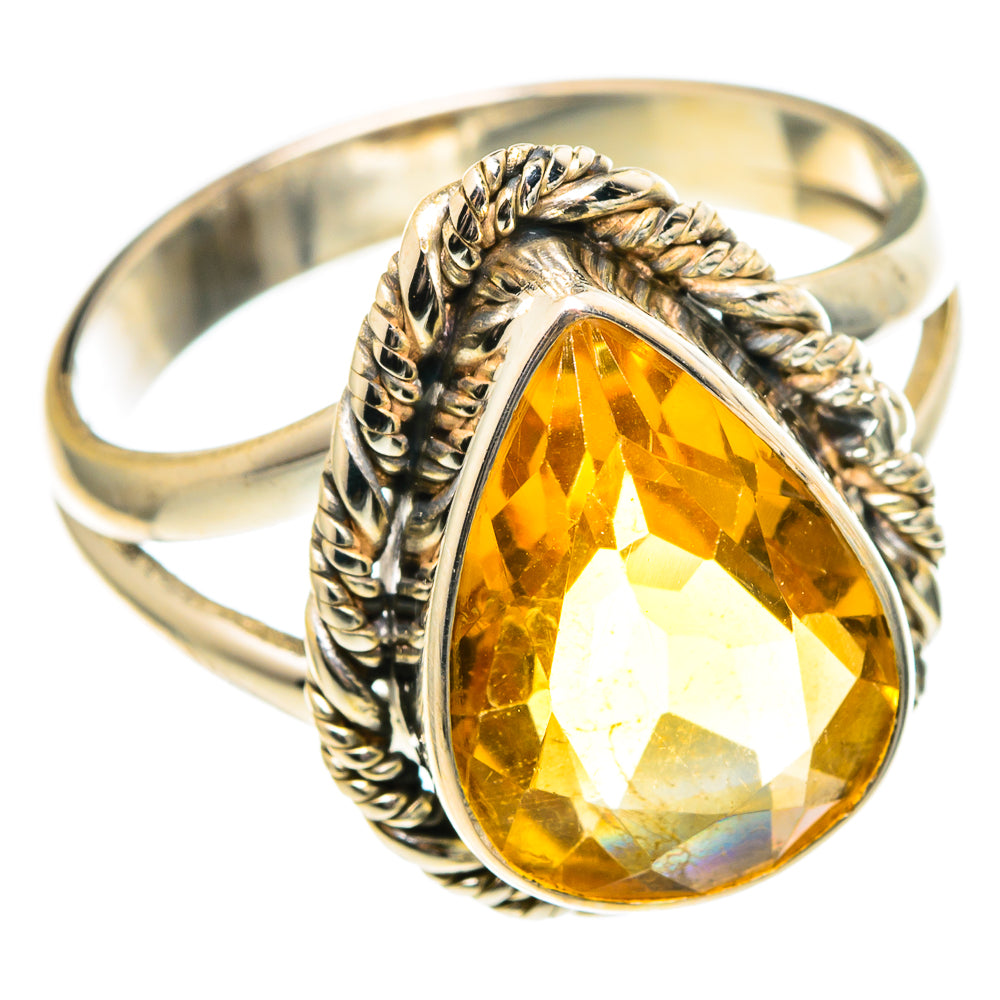Citrine Rings handcrafted by Anasilvercos - RING97229