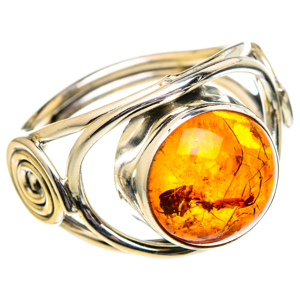 Baltic Amber Rings handcrafted by Anasilvercos - RING97230