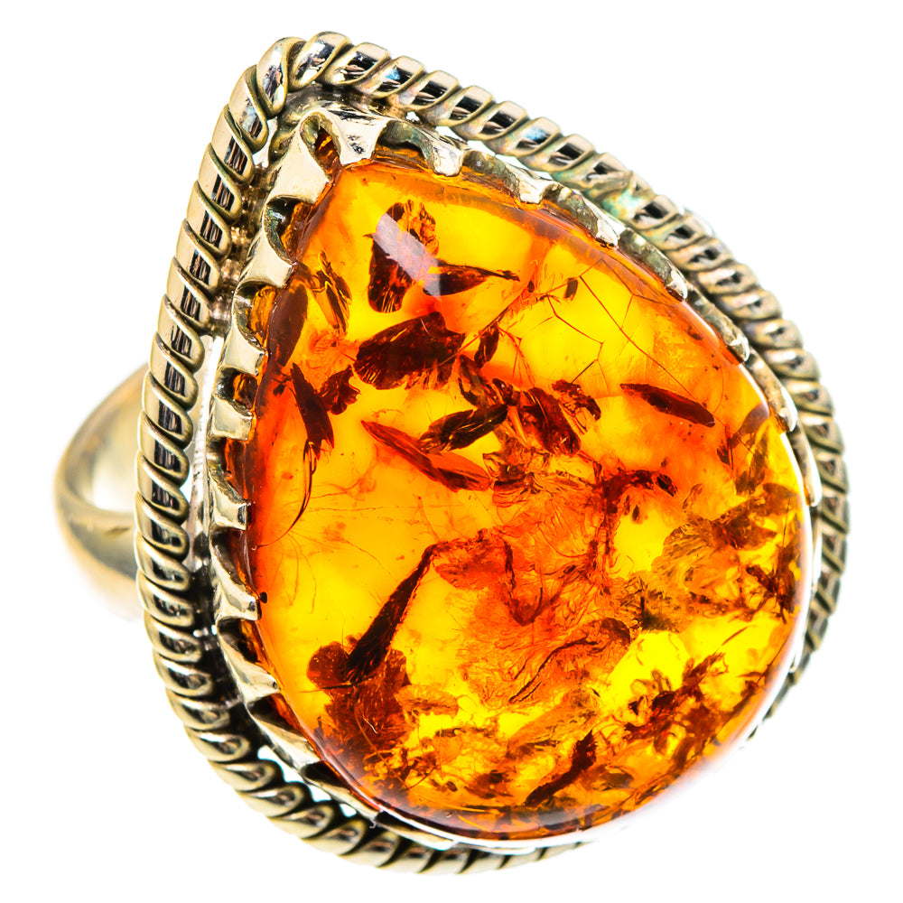 Baltic Amber Rings handcrafted by Anasilvercos - RING97231