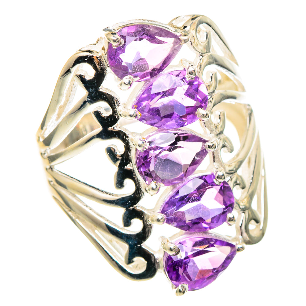 Amethyst Rings handcrafted by Anasilvercos - RING97238