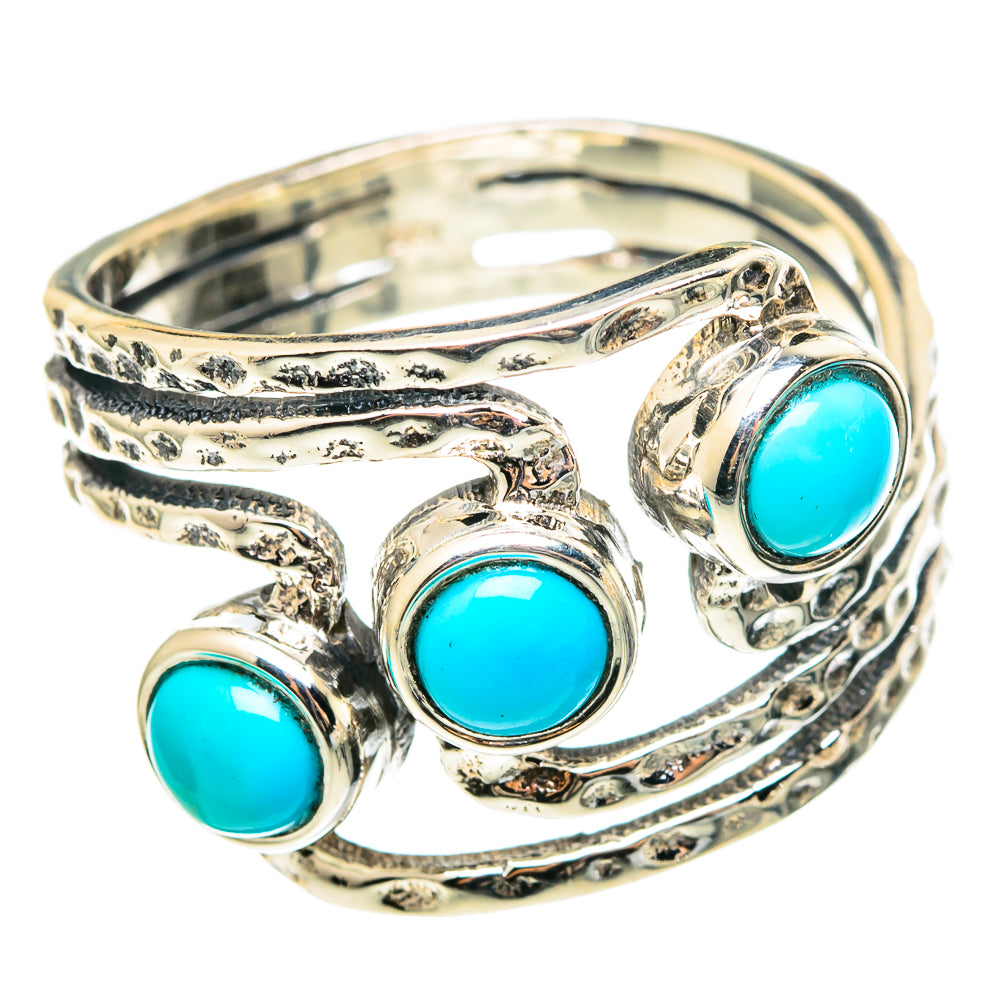 Larimar Rings handcrafted by Anasilvercos - RING97250